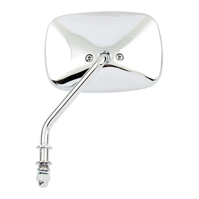 Retrovisor Derecho Para Harley-Davidson OEM Style Short Stem Right Mirror Chroom