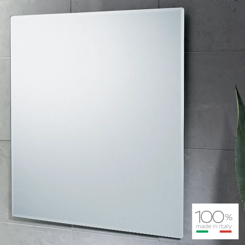 Reversible beveled mirror 60x70 cm William model Gedy