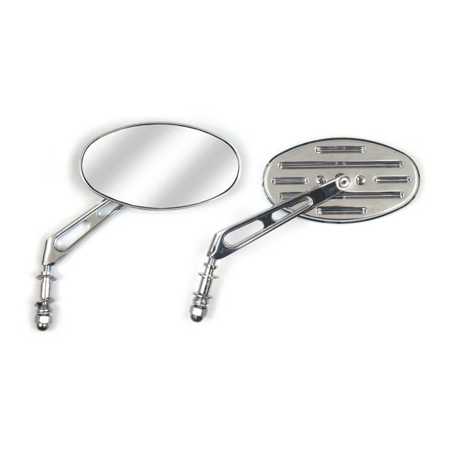 Slotted Cateye Mirror, Compact Stem Harley-Davidson