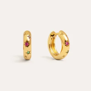 Spark Color Gouden Earrings
