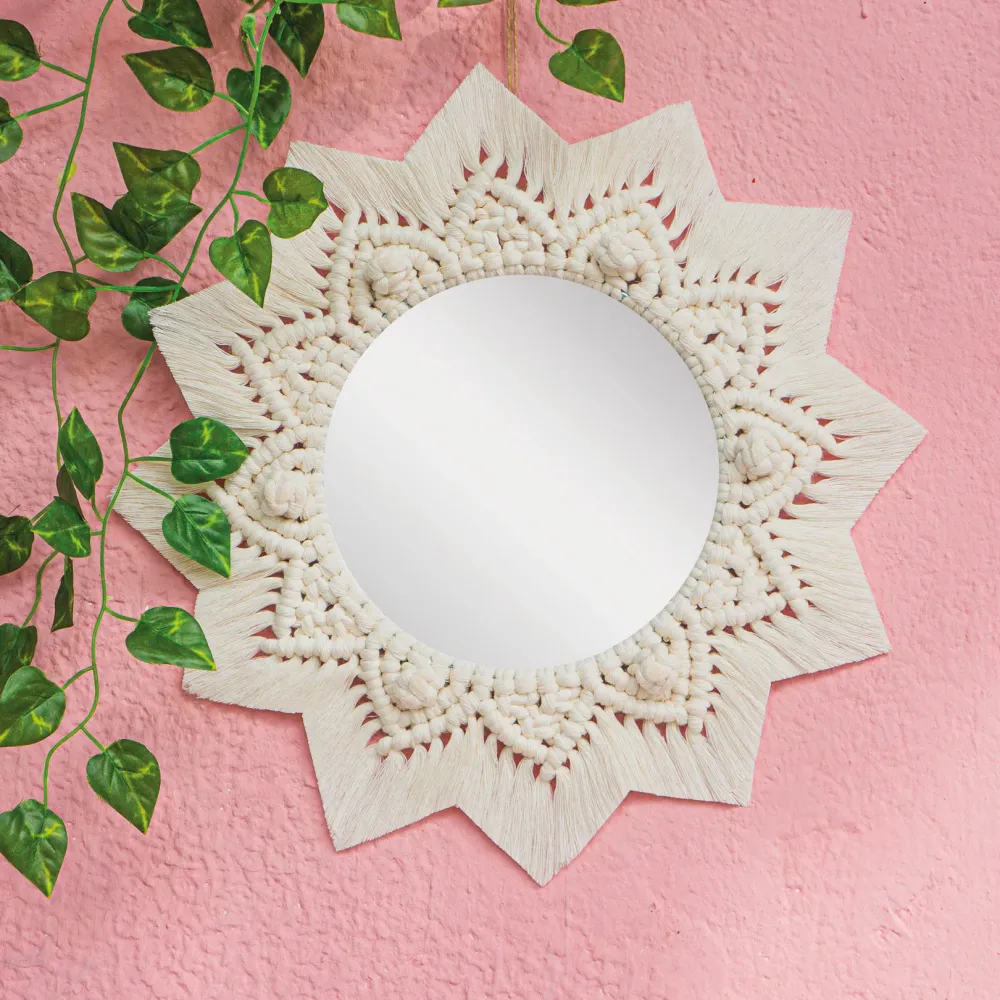 Tutorial: How to make macramé mirror