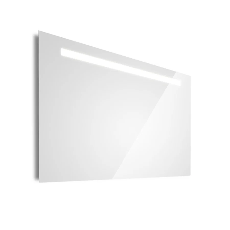 Ultrathin rectangular mirror 80x80 integrated LED light Lineabeta Speci collection - Omkeerbaar