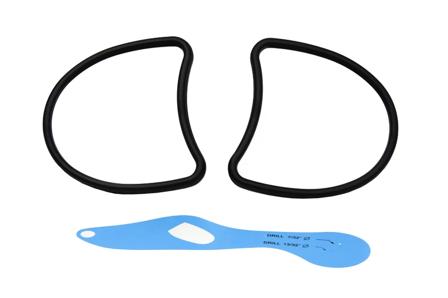 Zwart Fairing Mount Mirrors Harley-Davidson Touring 2014 and Later
