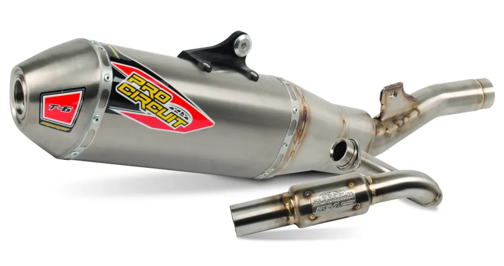 Escape T6 BC SS/TI Para Triumph TF 250 '24- met geïntegreerde verlichting