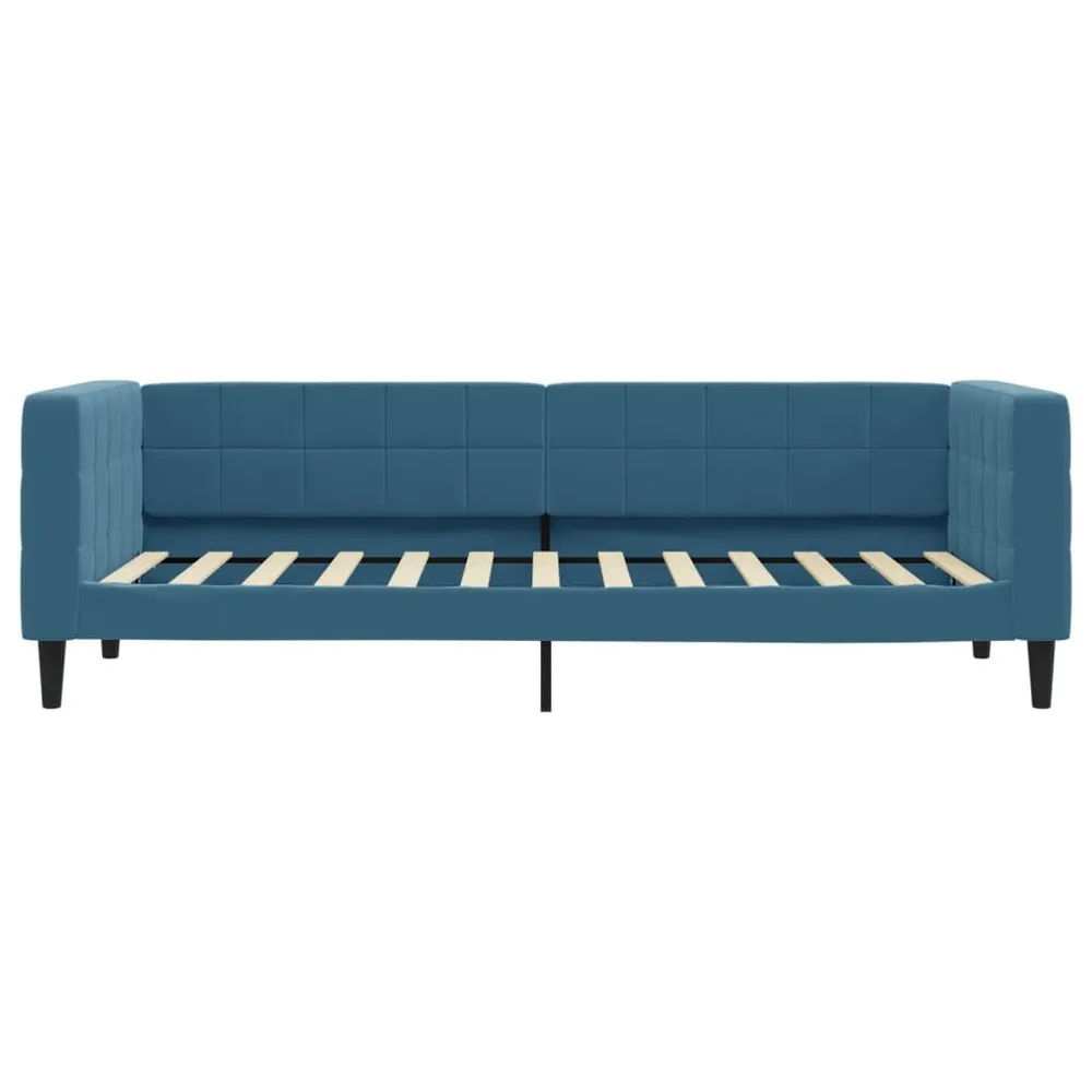 Camper Tafelpoort Slaapbank 80x200 cm fluweel blauw