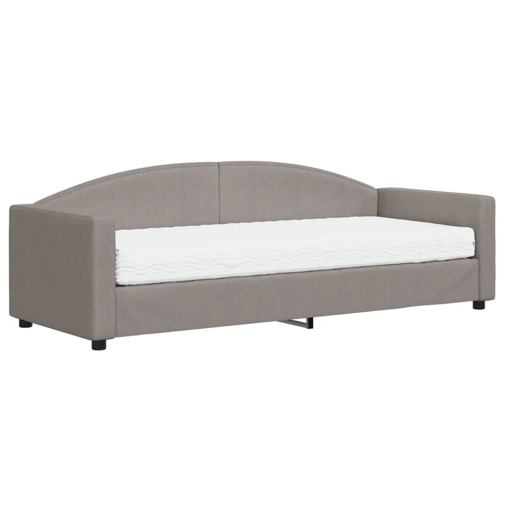 Camper Tafelpoort Slaapbank met matras 80x200 cm stof taupe