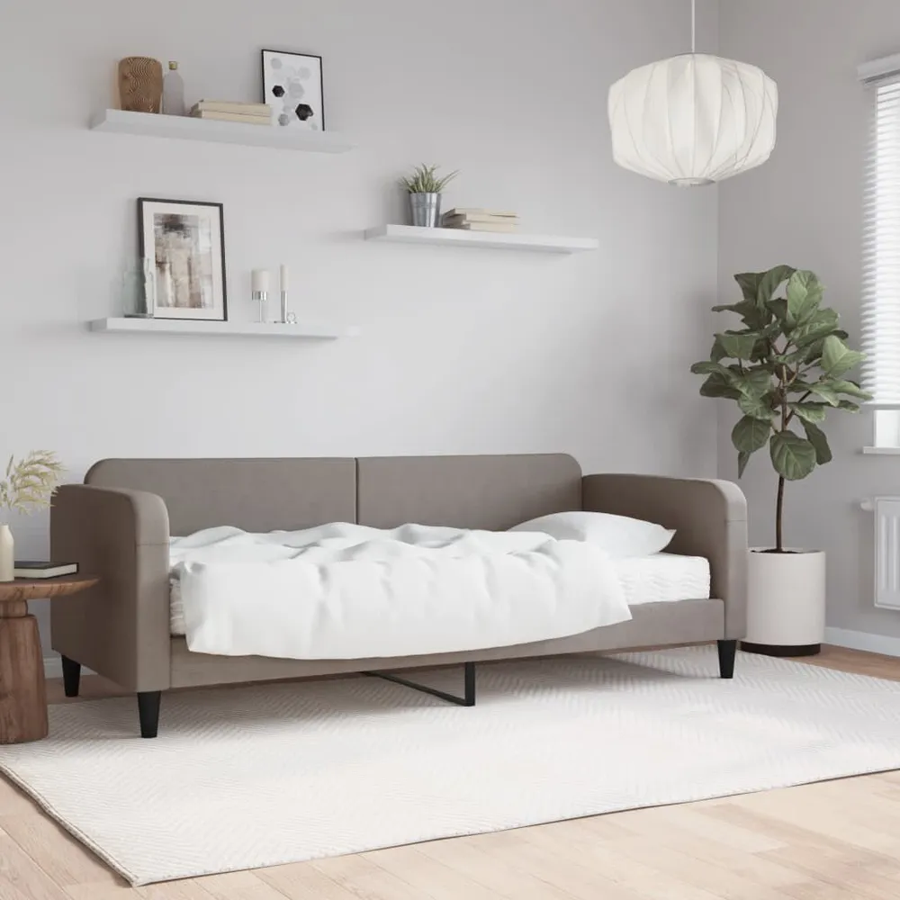 OEM Kwaliteit Slaapbank met matras 80x200 cm stof taupe