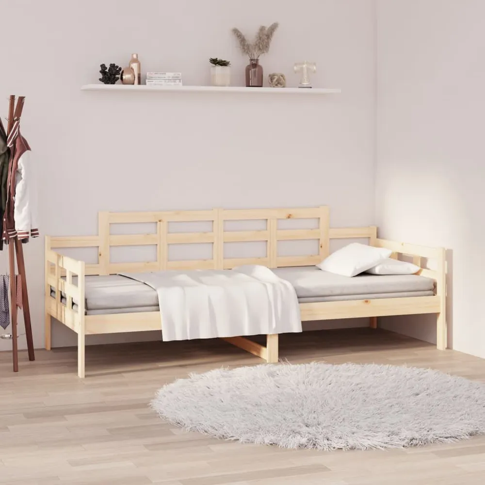 Slaapbank massief grenenhout 80x200 cm met CE-Keurmerk