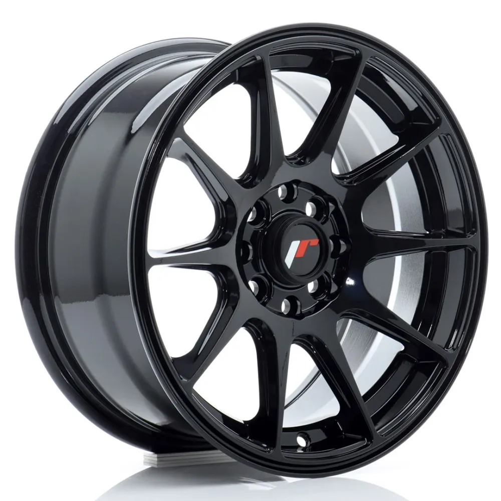 Japan Racing JR-11 15x7" 4x100/108 ET30, Gloss Zwart