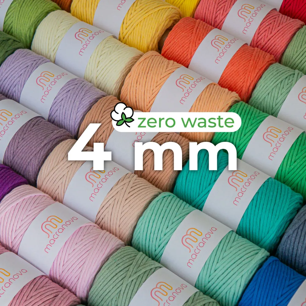 Premium NMEA 2000 Urdidura / Corda penteada para Macramé - Eco algodão