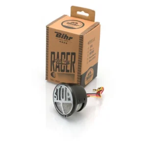 Radar Piloto trasero LED homologado BIHR Dum-Dum negro