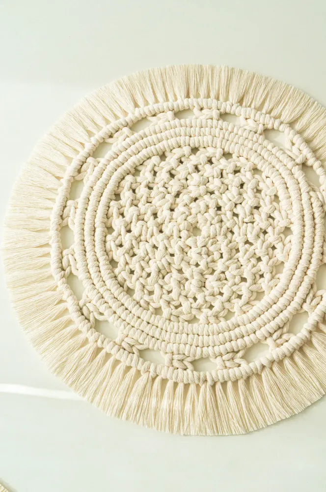 Tutorial macramé - BAJOPLATOS - 9 inch display