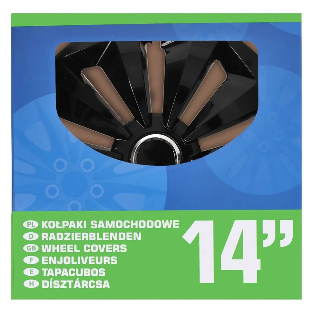 ProPlus Wieldoppen 4 st Fox 14" zwart