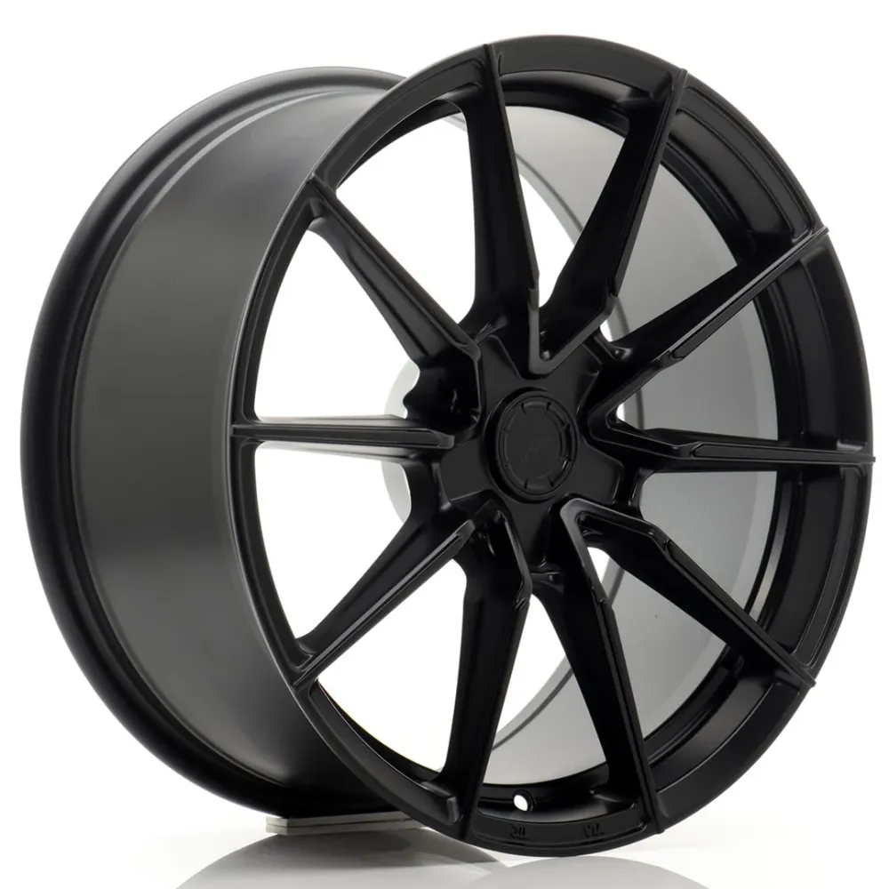 Japan Racing SL-02 Super Light 18x8" (5 hole custom PCD) ET20-40, Flat Koolzwart