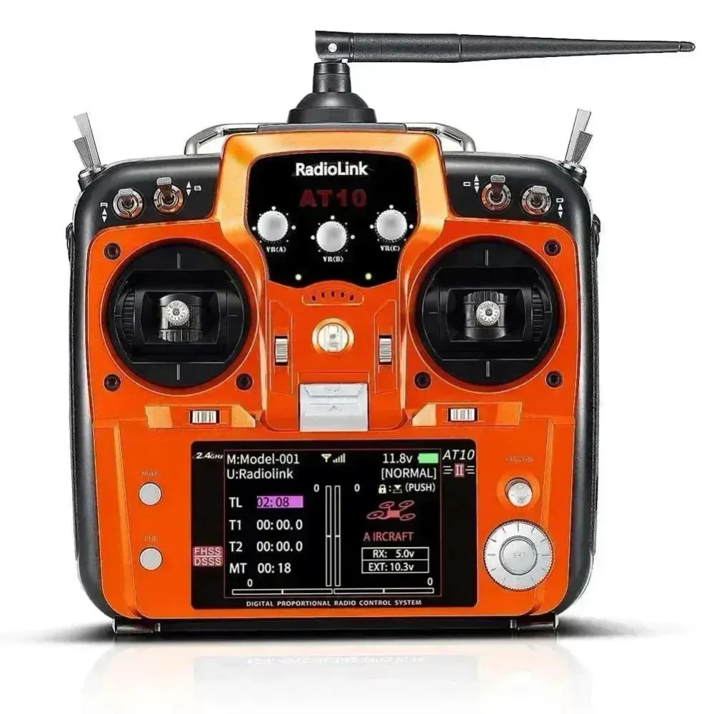 RadioLink AT10 II 2.4Ghz 10CH RC Transmitter Grey