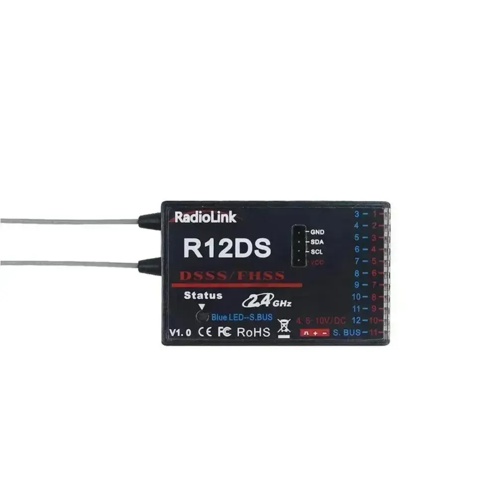 RadioLink AT10 II 2.4Ghz 10CH RC Transmitter Grey