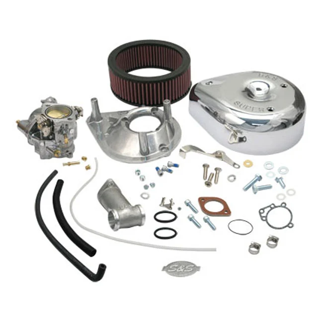 S&S, Kit De Carburador Super E Para Harley Davidson voor benzine- en dieselmotoren