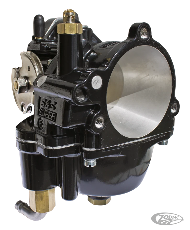 Super E carburetor, zwart Harley-Davidson