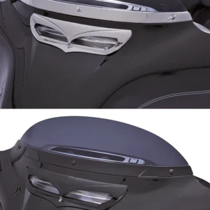 Ciro Horizon BW LED windshield trim chr Harley-Davidson