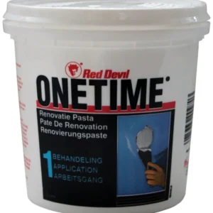 Red Devil renovatiepasta - ONETIME plamuur - wit - emmer 1 liter