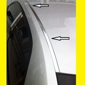 Transparante 1997-2001 Honda Prelude Chroom Roof Top Trim Molding Kit