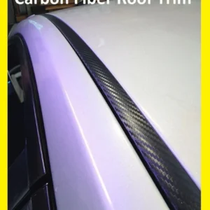 2015-2017 Chrysler 200 Black Koolstof Fiber Roof Top Trim Molding Kit