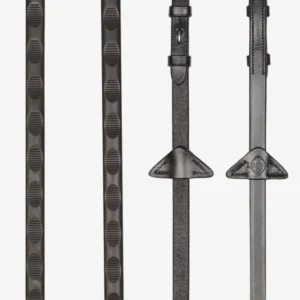 Magna Grip Elastisch Reins Brown/Silver C