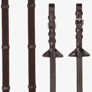 Rubber Grip Continental Reins Havana/Silver C