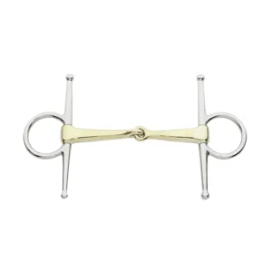 Full cheek bit, jointed KavalBits, 145mm No Color 135 mm
