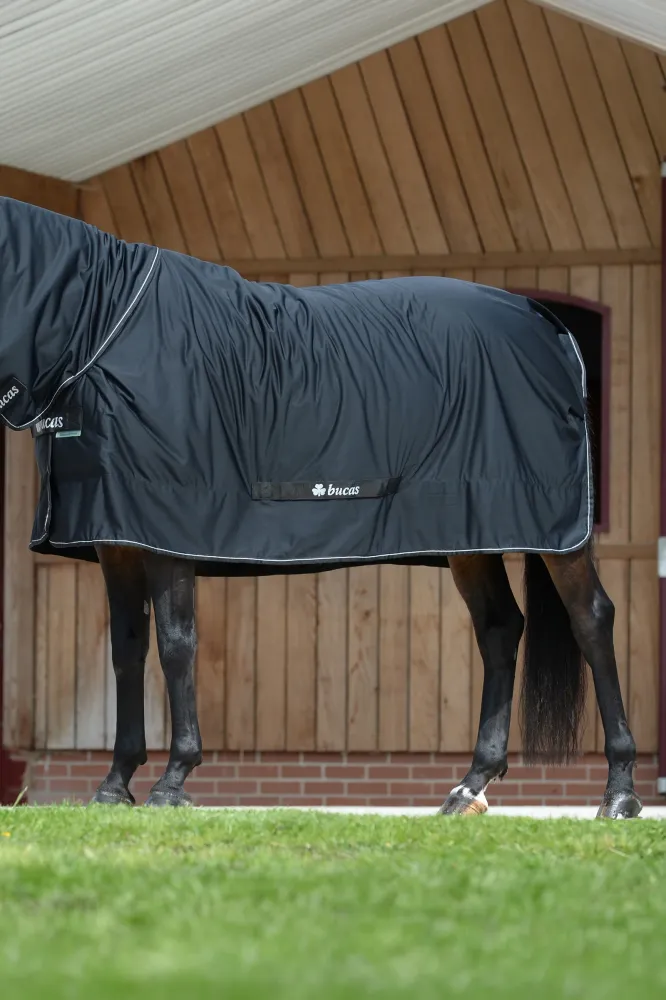 Shamrock Power Rug Full Neck Black/Silver 130
