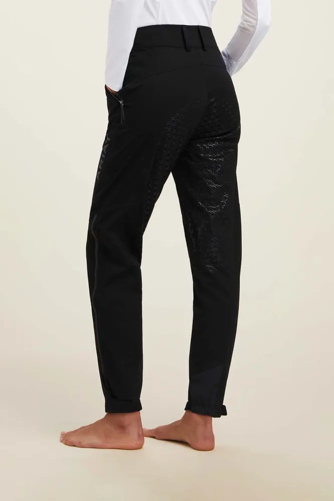 Venture H2O Shell Women's Full Seat Jodhpur Tights Koolzwart M voor verlaagde auto's