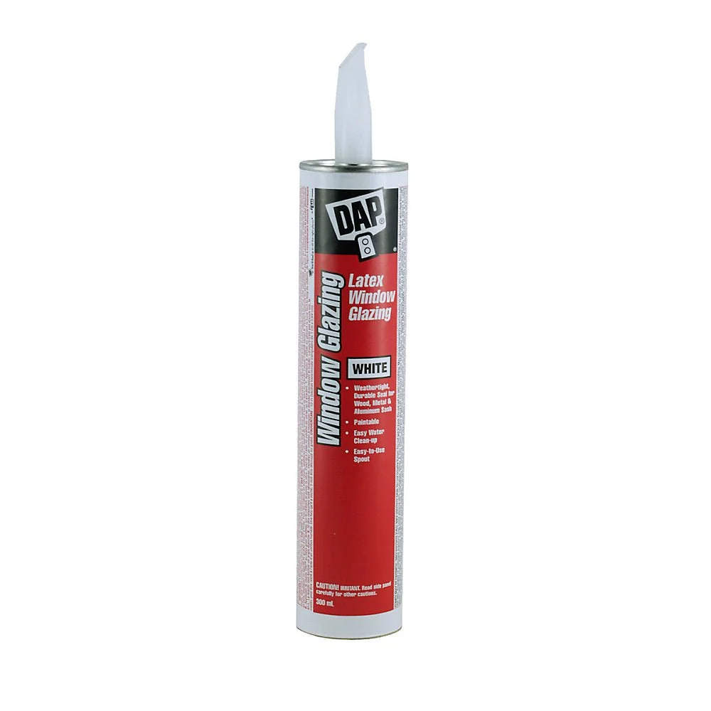 DAP White Rubber Window Glazing