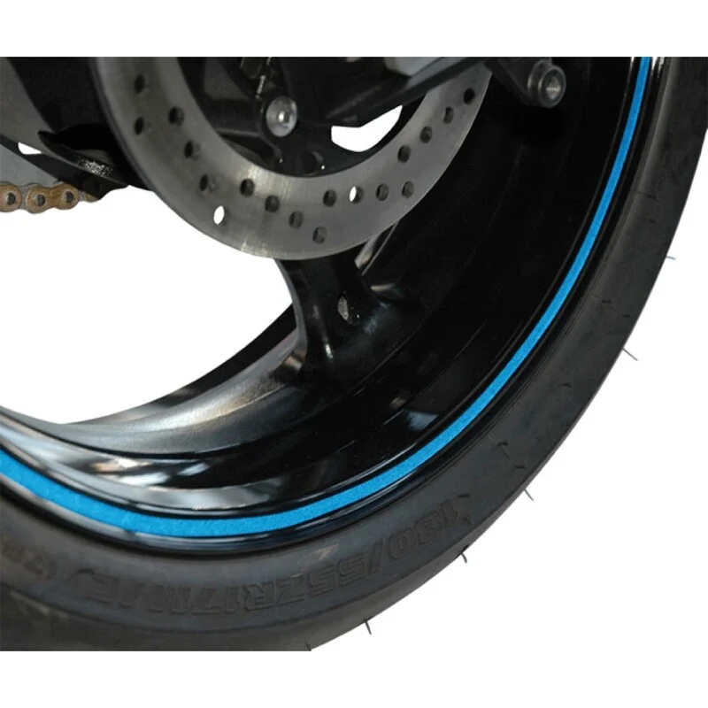 Gepersonaliseerde Adhesivo para llantas V PARTS 6m x 7mm azul reflectante