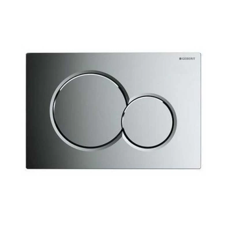 Geberit Sigma 1 Drive Plate Metaalglans Glossy | Incl. Montagemateriaal