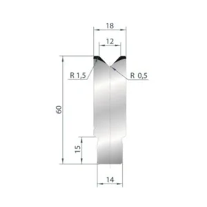Part No. 3162 @ 805mm 88 Degree Die Insert (Segmented)