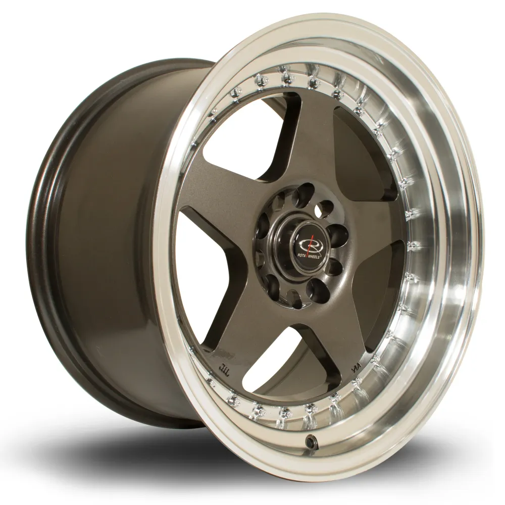 Rota Kyusha 17x9" 5x114.3 ET0, Gunmetal