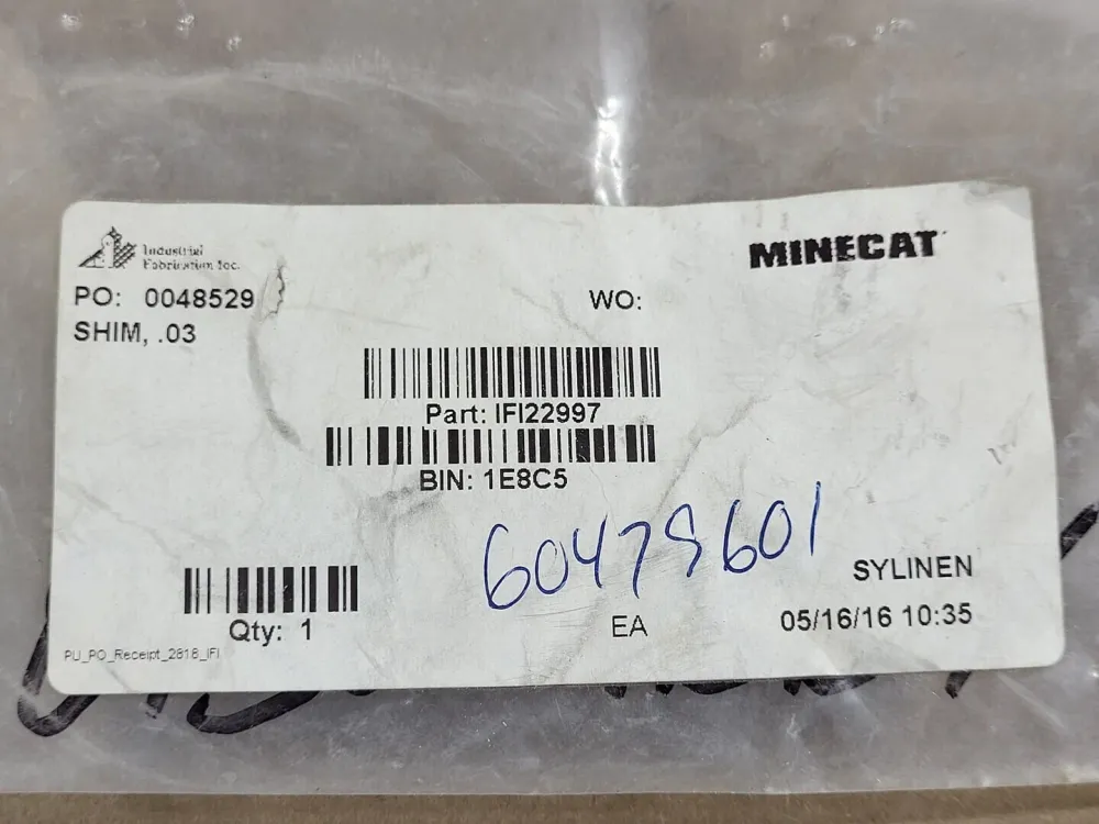 0.03" Stainless Steel Shim IFI22997