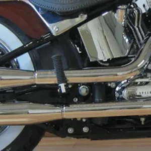 2in2 mufflers FLSTSB/FLS Blk no end caps Harley-Davidson voor terreinvoertuigen