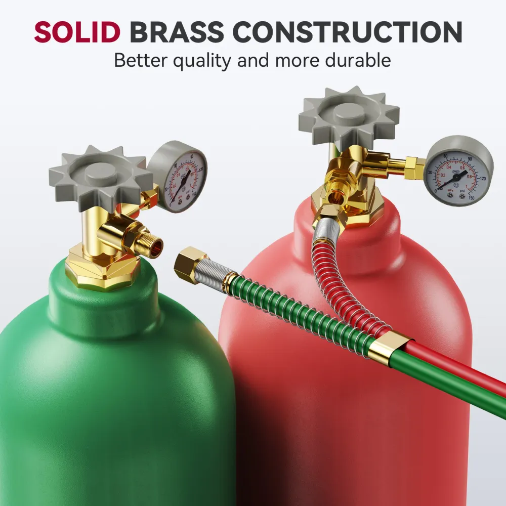 50FT Oxy Acetylene Twin Hose Welding and Cutting Torch