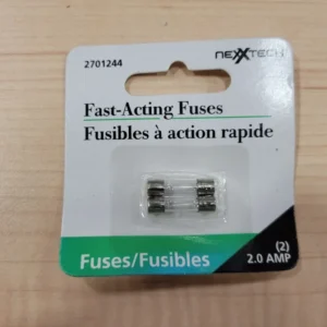 2 Amp Fast Acting Glass Fuse 2701244