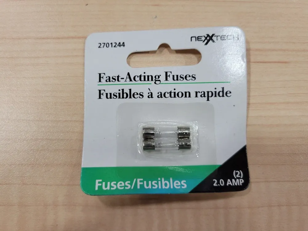 2 Amp Fast Acting Glass Fuse 2701244