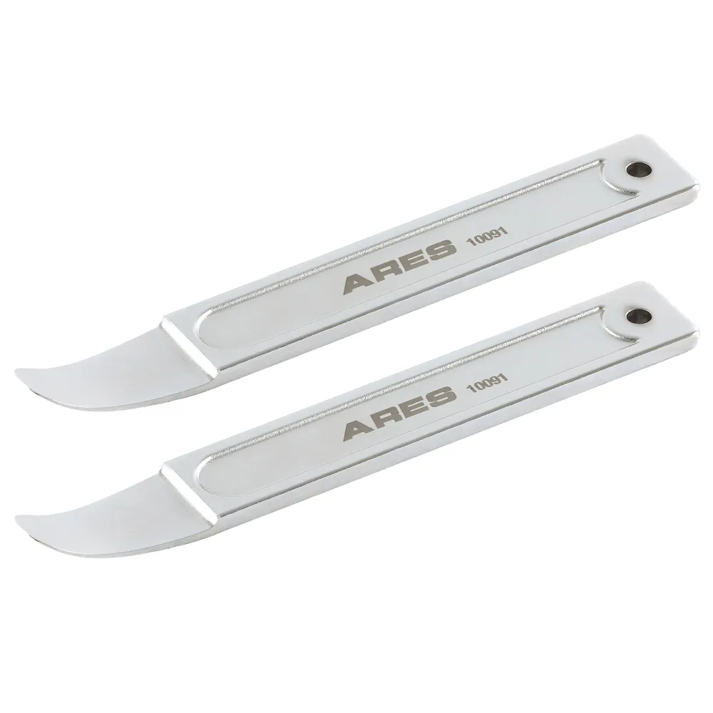 ARES 10092 - 2-Piece Beperkt Panel / Trim Wedge Metal Prybar Tool Set