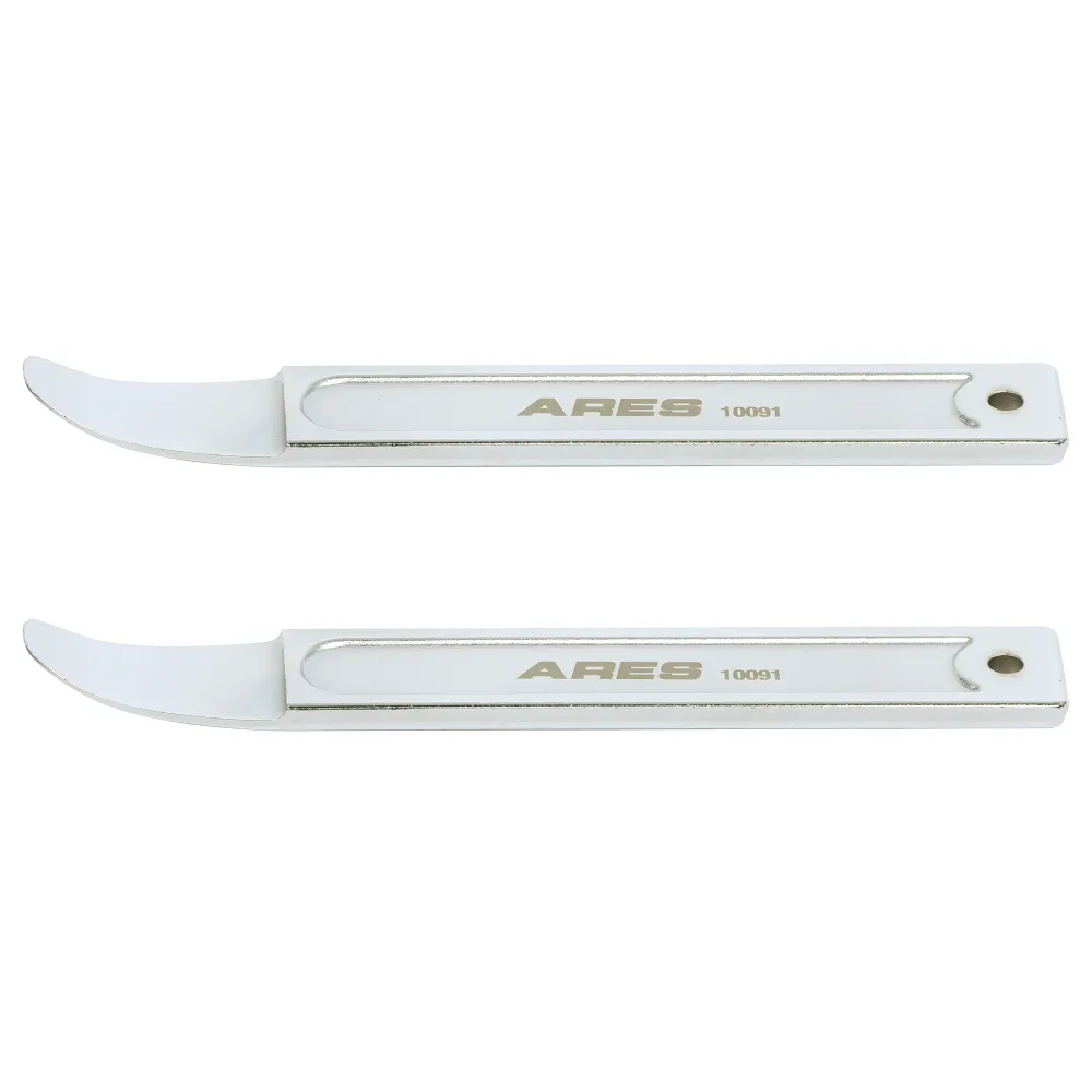ARES 10092 - 2-Piece Beperkt Panel / Trim Wedge Metal Prybar Tool Set