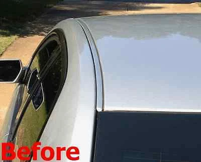 Black Carbon Fiber Roof Top Trim Molding Kit 2002-2008 Dodge Ram - 2 door