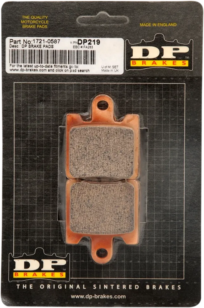 DP BRAKES BRAKE SHOES BRAKE PADS SINT DP DP219 voor terreinvoertuigen