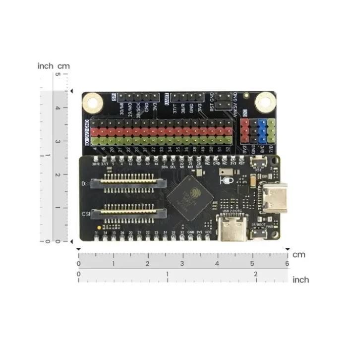 DFRobot FireBeetle 2 ESP32-P4 AI Development Kit met bouten en moeren