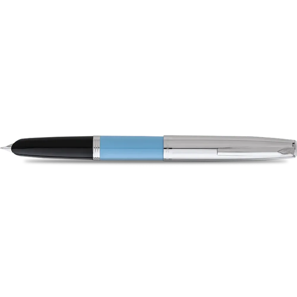 Gasdruk schokdemper Aurora Duo Cart Fountain Pen - Light Blauw - Medium