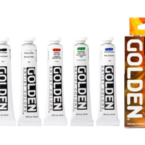 Golden - Heavy Body Acrylics Intro (Set de 6 colores de 22 ml) met stofkap