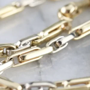 Italian Goud Double Fetter Link Chain