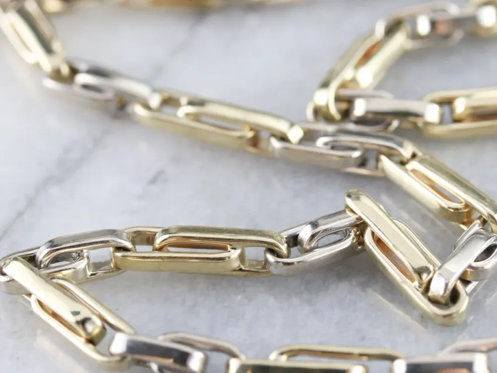 Italian Goud Double Fetter Link Chain